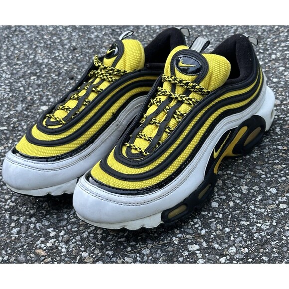 Nike Air Max Plus 97 Frequency Pack Mens Size 8.5 Yellow Black - Picture 2 of 12